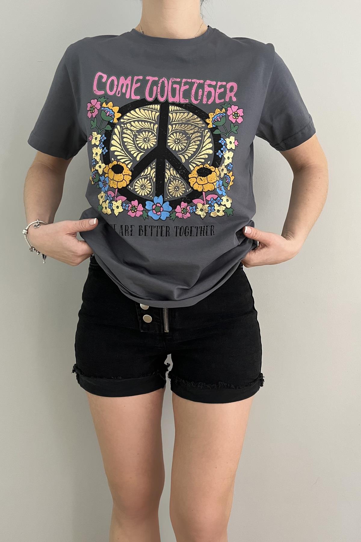 COME VARAK BASKILI TSHIRT