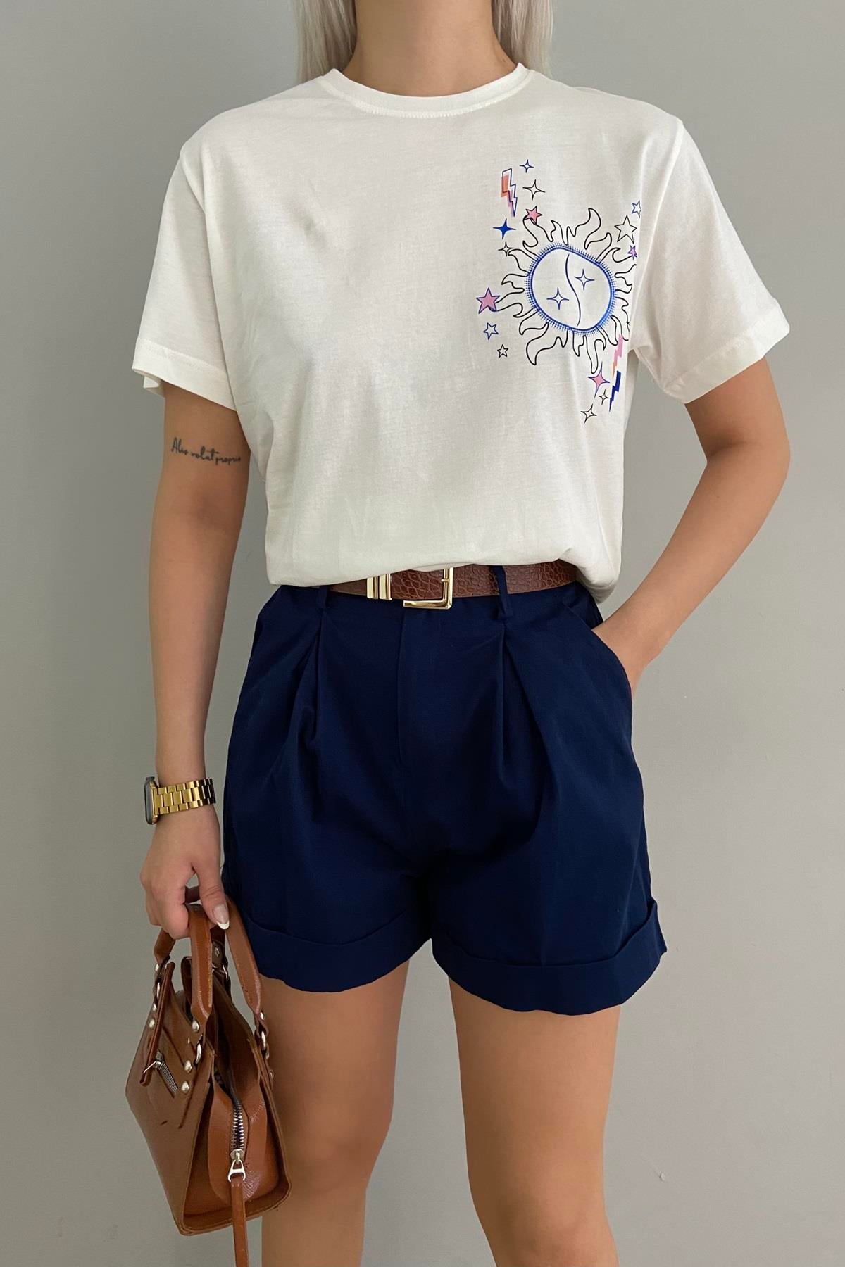 GUNEŞ BASKILI TSHIRT