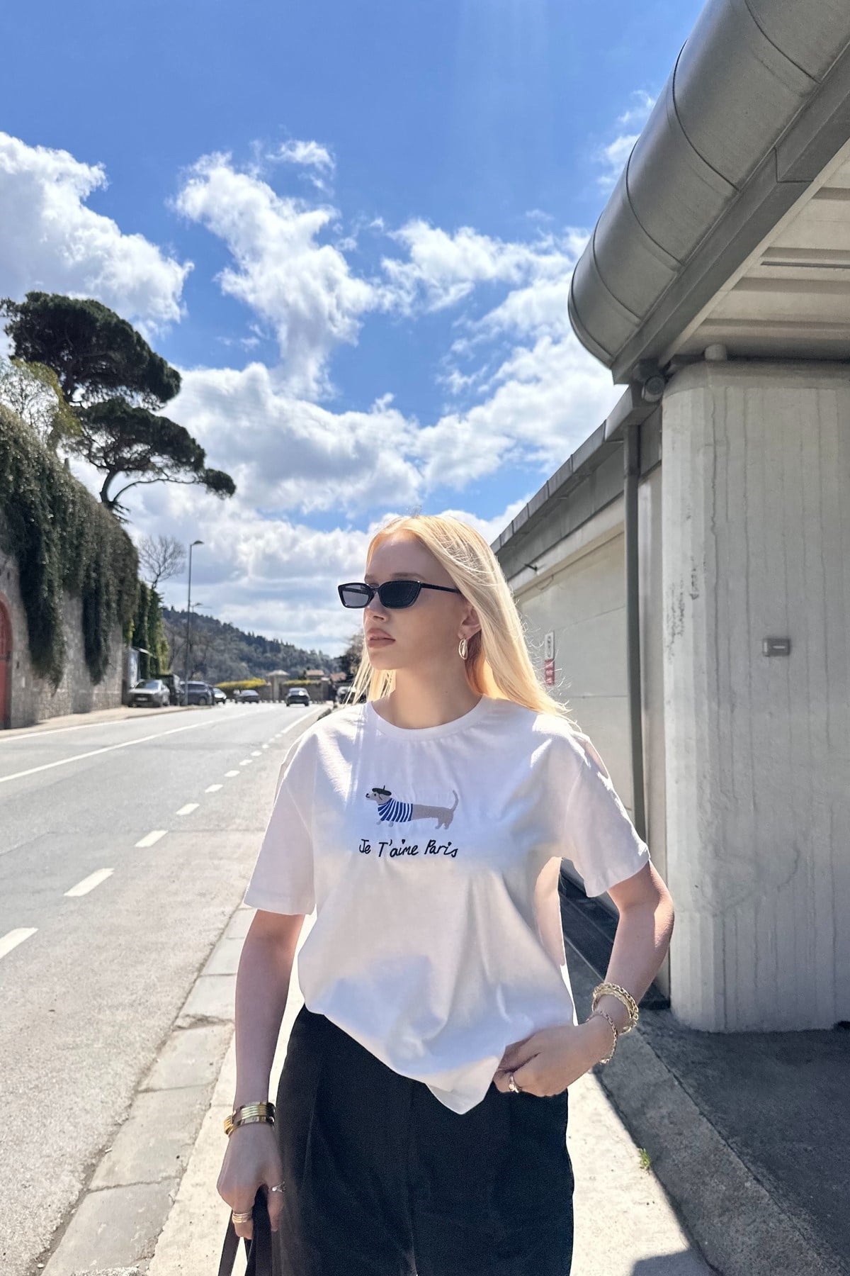 KÖPEK NAKIŞLI KISA KOLLU TSHIRT
