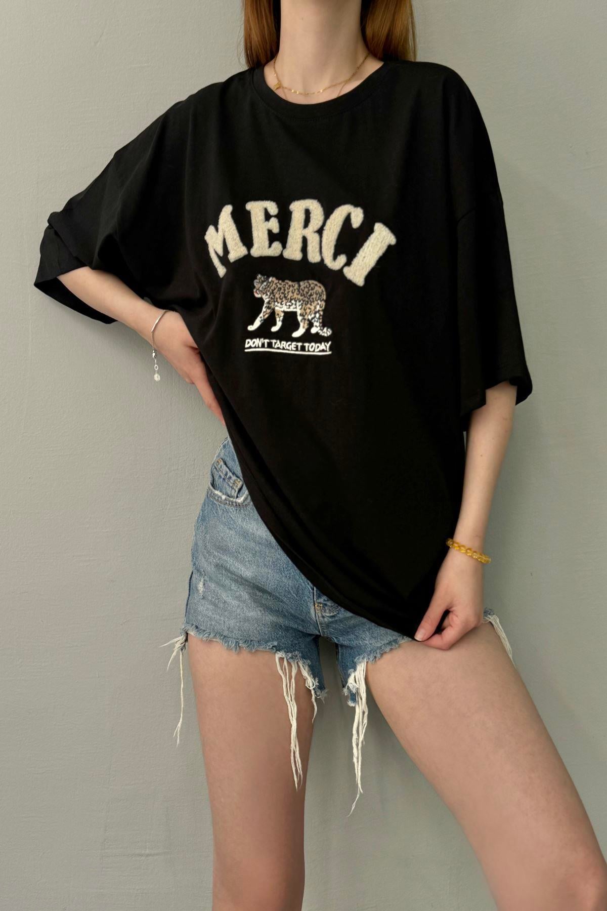 MERCİ BASKILI TSHIRT