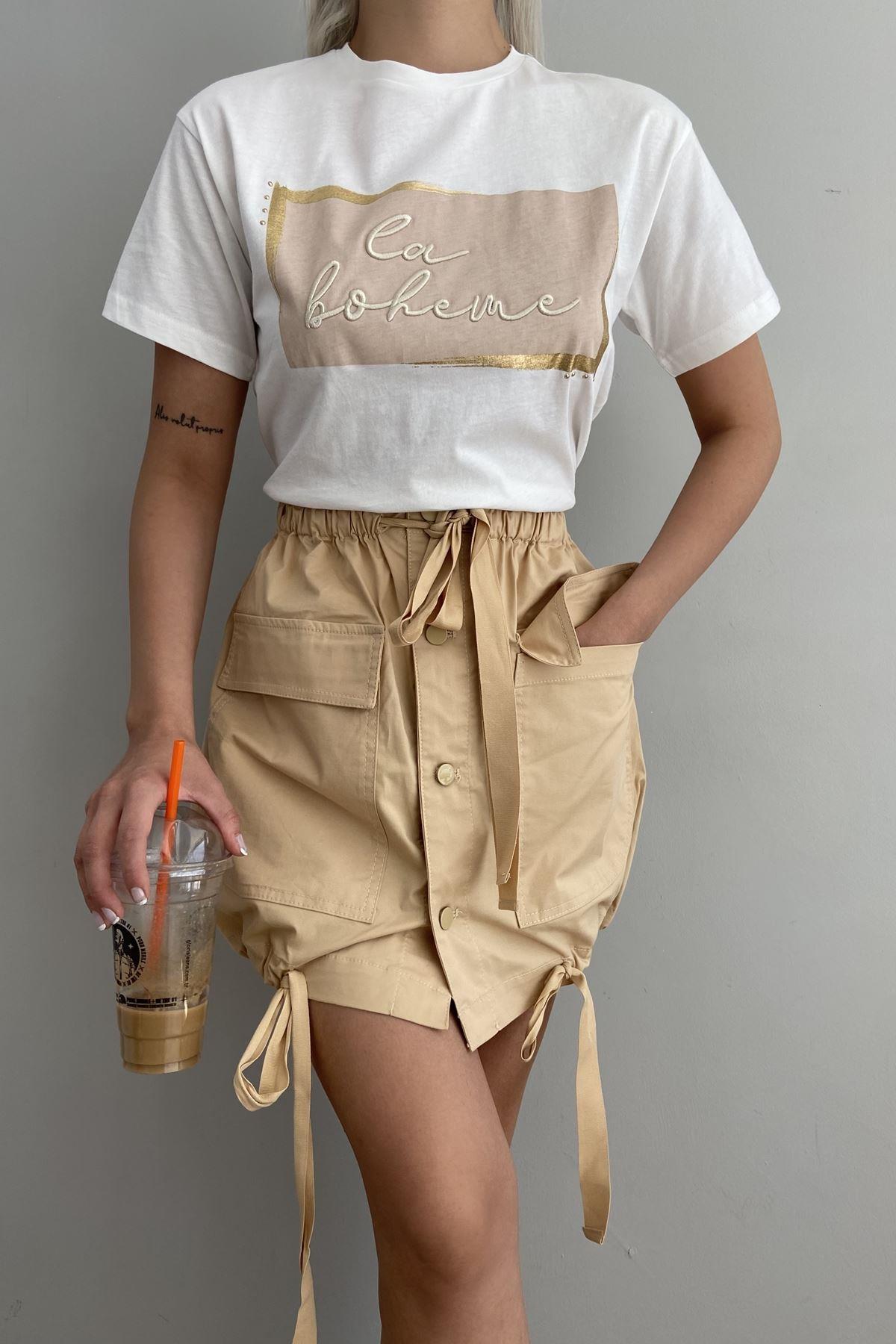 NAKIŞ DETAY TSHIRT
