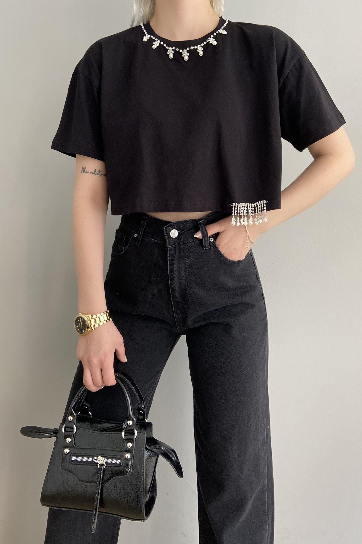 TAŞ DETAY TSHIRT