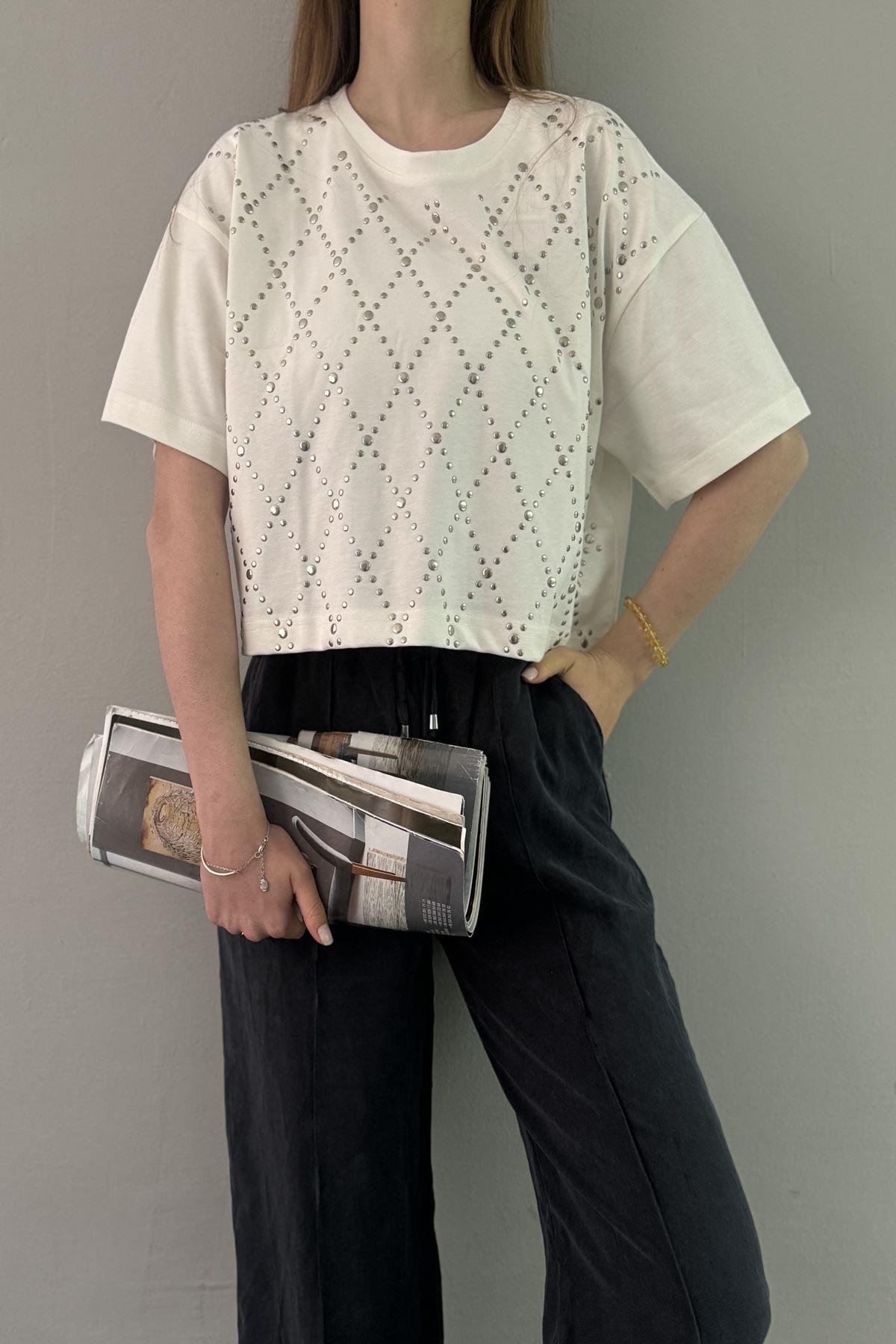TROK DETAYLI TSHIRT
