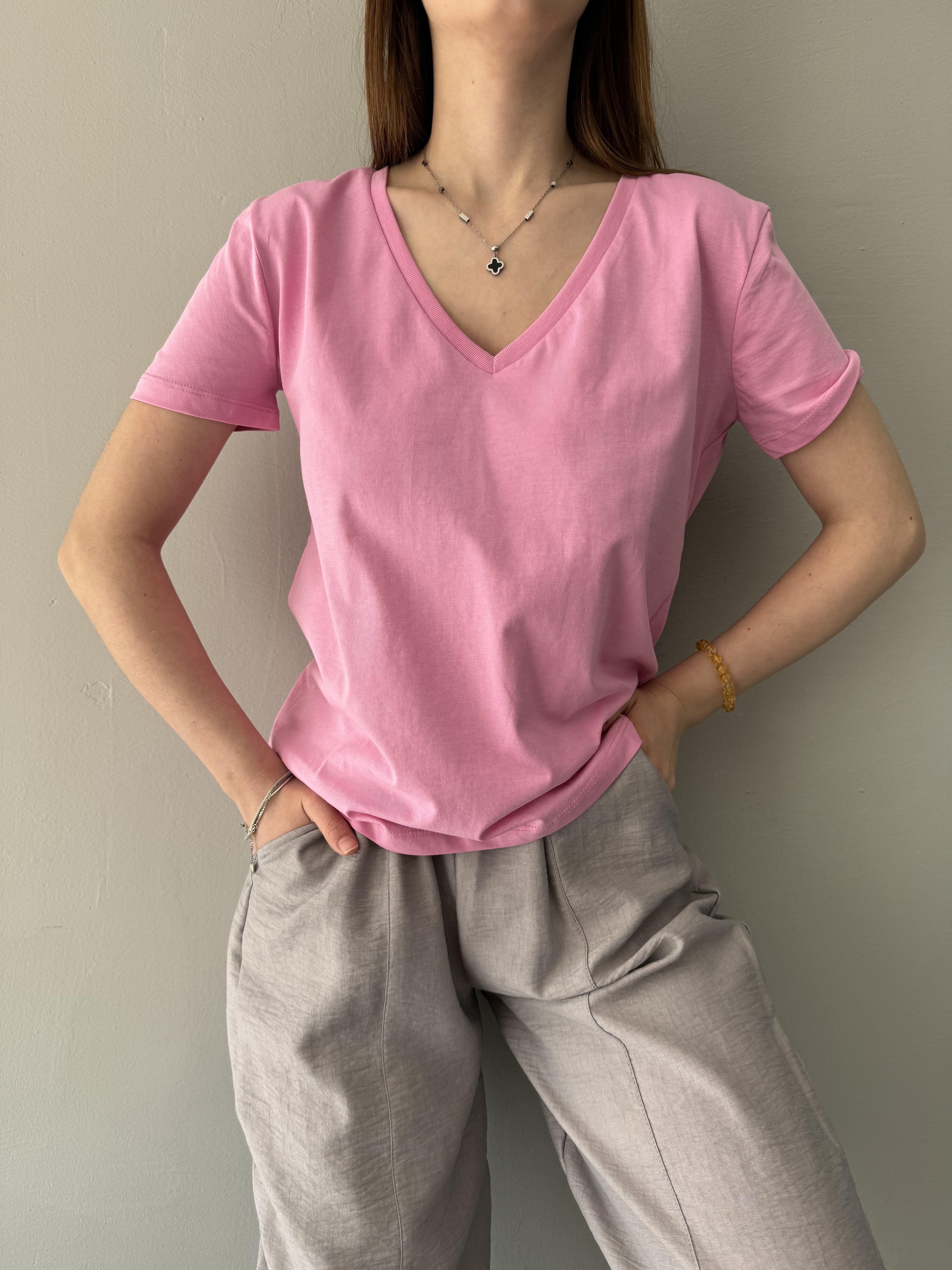 V YAKA BASIC TSHIRT