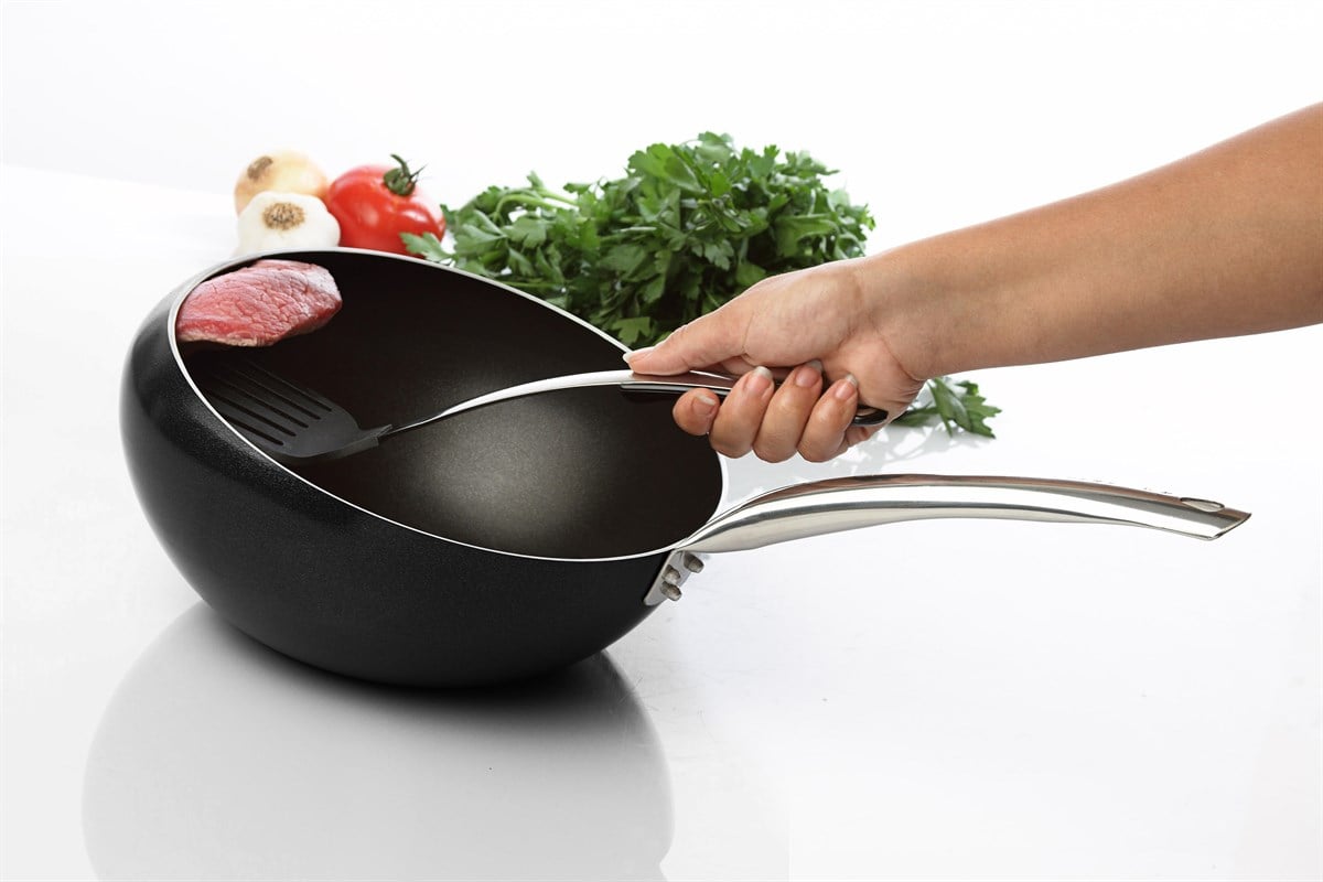 Boomerang Profesyonel Wok Tava 28cm - A 189 28 - Alüminyum Profesyonel Tava