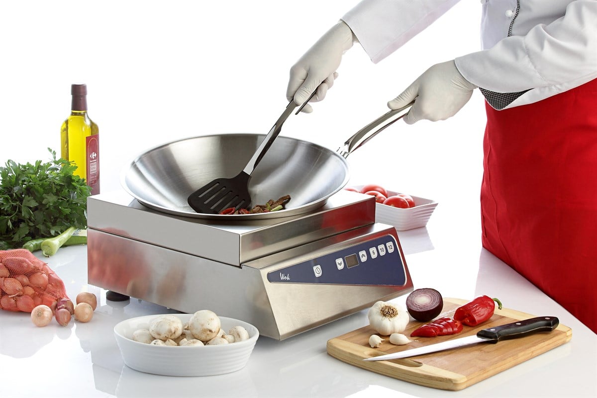 İndüksiyon Wok Tava 36cm - A 205 36 - İNDÜKSİYON WOK TAVA