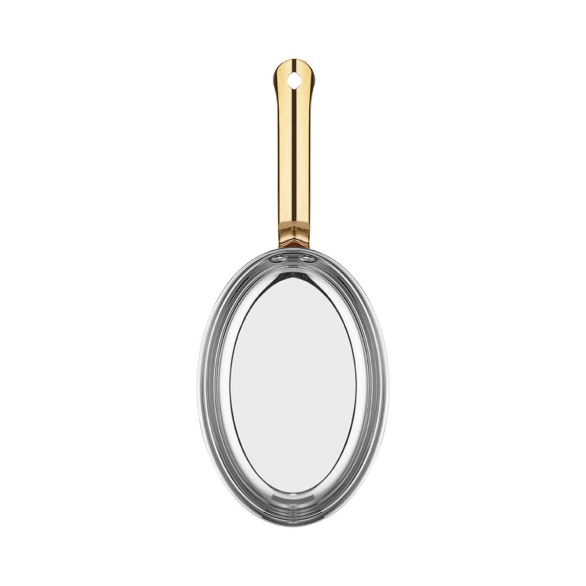 Multi Metal Bakır Mini Oval Tava 11*17cm