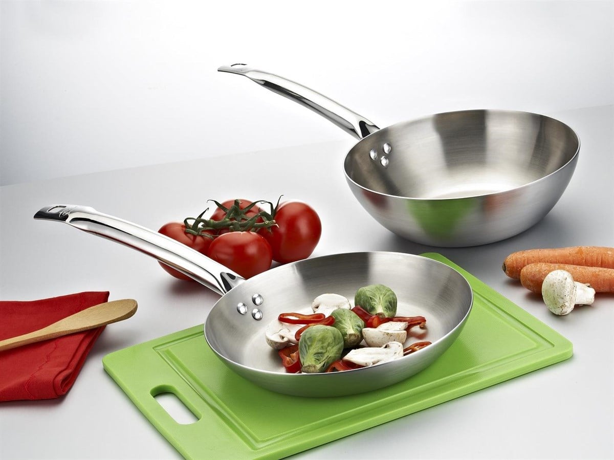 Multi-Metal Çelik Kızartma Tavası