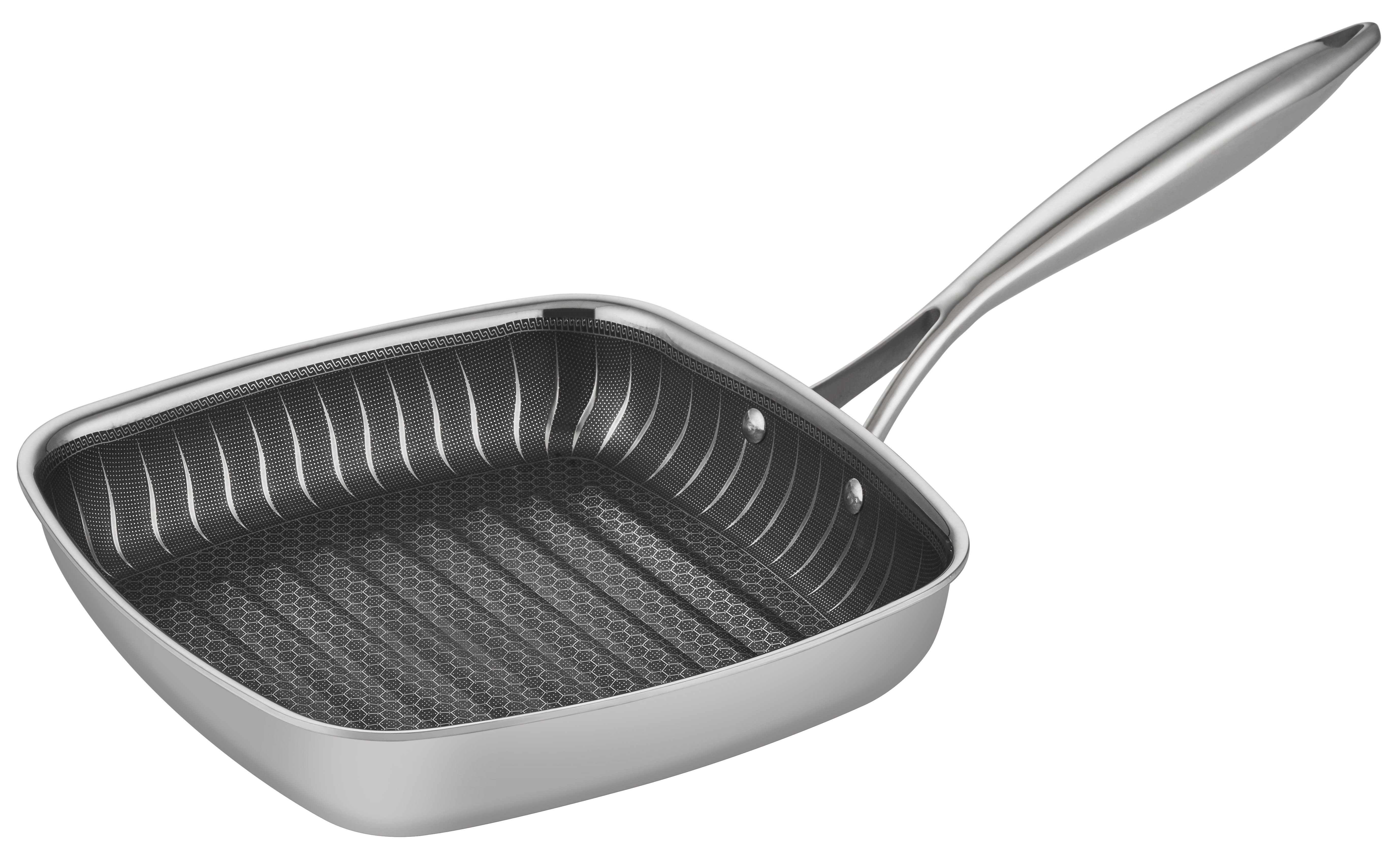 Multi Metal Emboss Grill Tava - A 127GP 24 - MM Çelik Tava