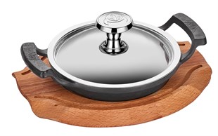 Döküm Demir A2 Sahan 16cm + P.Kapak + Nihale - A 120YS 16KA - Döküm Demir Tavalar