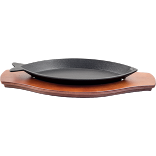 Döküm Demir Balık Tava + Mdf - A 213 05 - BALIK