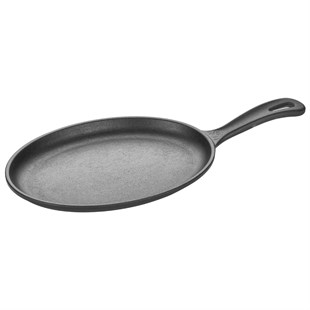 Döküm Demir Oval Saplı Fajita 21*15cm