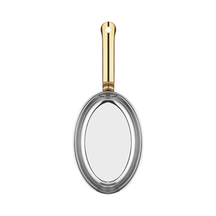 Multi Metal Bakır Mini Oval Tava 11*17cm