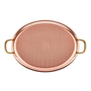 Multi Metal Bakır Oval Derin Sahan