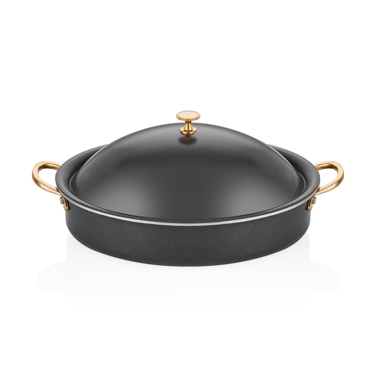 Black Pearl Oval Tencere 25*17*6 cm - A 118OC 25 - BLACK PEARL TAVA
