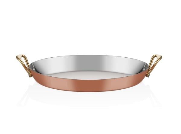 MM BAKIR OVAL SAHAN 30CM  - A 101OV 30 - Multi Metal Bakır Tava