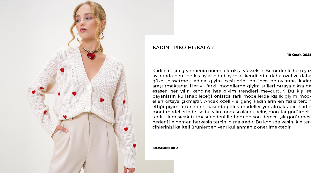 Kadın Triko Hırkalar