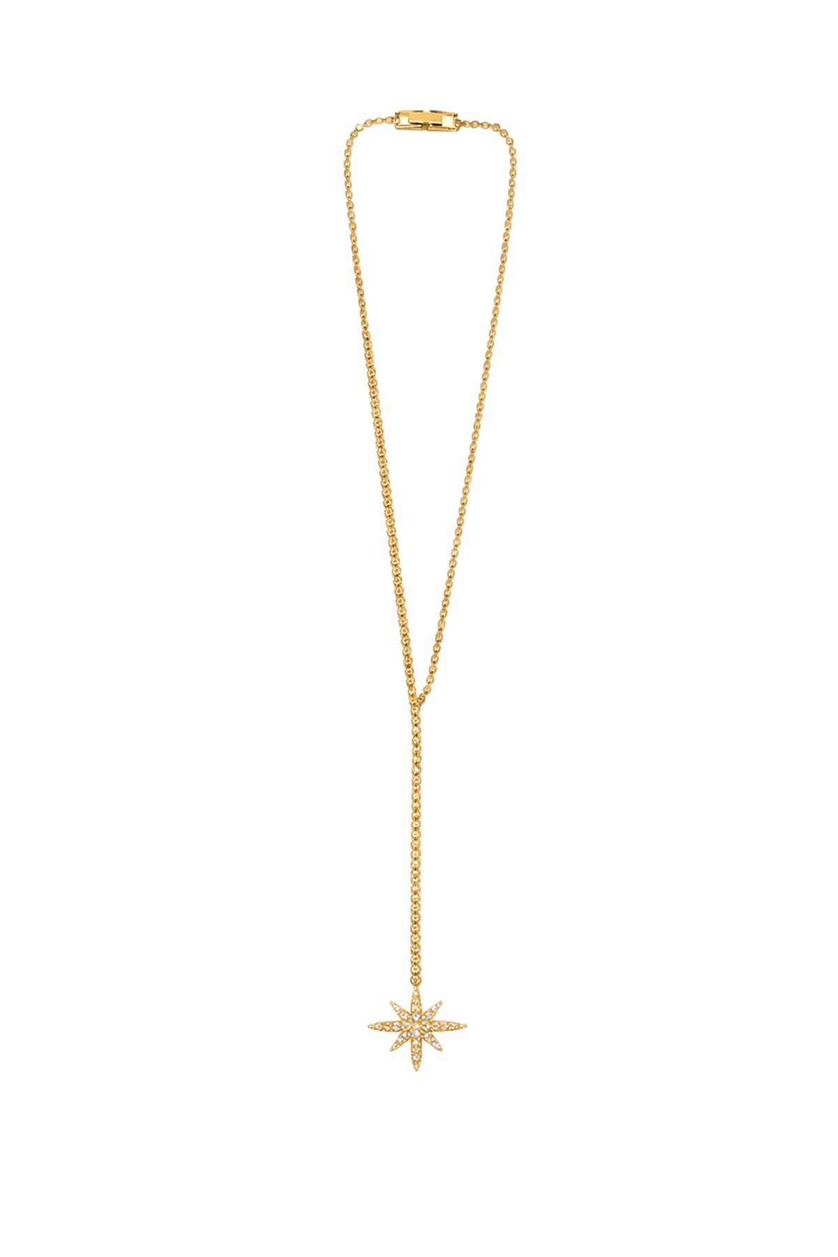 Kadın Gold Kombine Zirkon Taşlı Y Model Suyolu Kolye Alc-X15365