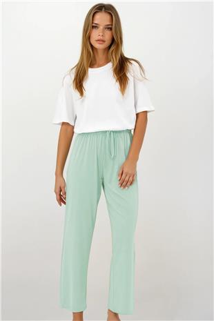 Kadın Mint Basic Beli Lastikli Eşofman Altı VS00833
