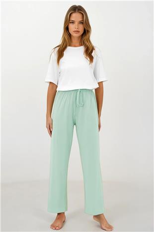 Kadın Mint Basic Beli Lastikli Eşofman Altı VS00833