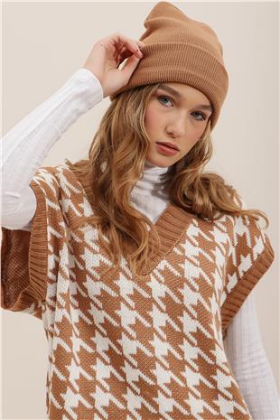 Kadın Bisküvi Basic Pamuklu Bere ALC-A2409