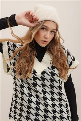 Kadın Krem Basic Pamuklu Bere ALC-A2409