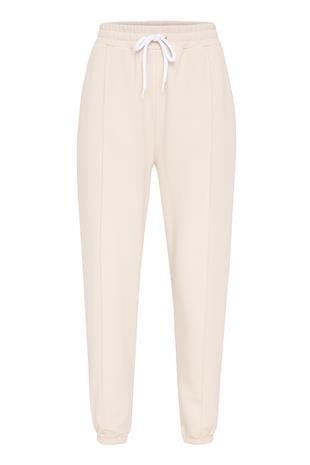 Kadın Açık Bej Beli Ve Paçası Lastikli Basic Eşofman Altı ALC-X5902