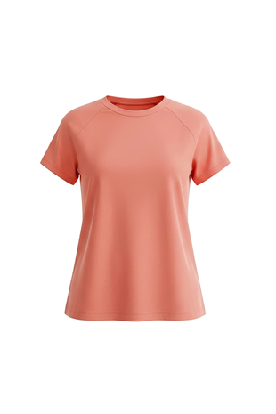 Kadın Pudra Bisiklet Yaka Reglan Kol Likralı Örme Bluz Alc-X15388