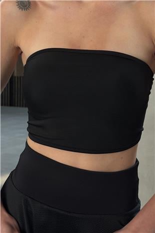 Kadın SİYAH Kopça Kapamalı Basıc Büstiyer V00004-B