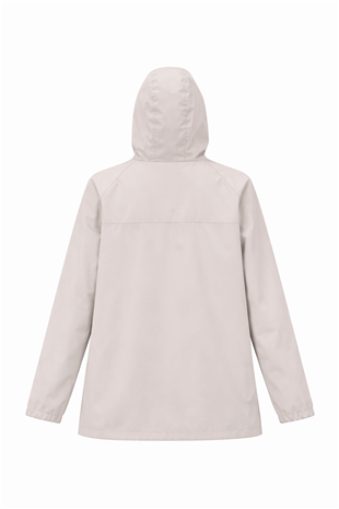 Kadın Taş Kapüşonlu Fermuarlı Çift Cepli Yağmurluk Ceket Alc-X12514