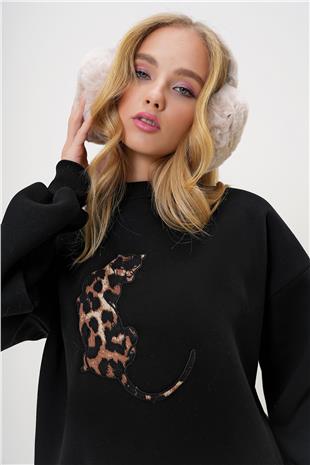 Kadın Vanilya Katlanabilir Tasarımlı Suni Kürük Kulaklık ALC-X13245