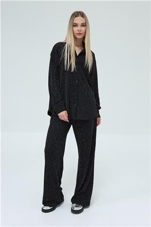 Kadın Siyah Taşlı Takım VS00430