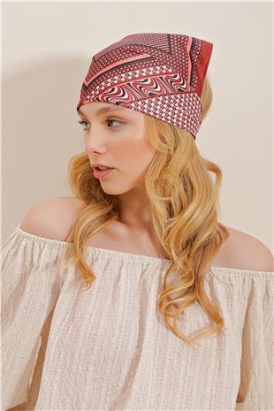 Saç Aksesuarı Bandana Fular - Yavruağzı