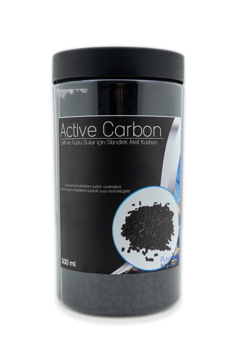 AKVARYUMLAR İÇİN SİLİNDİRİK AKTİF KARBON - 500 ml