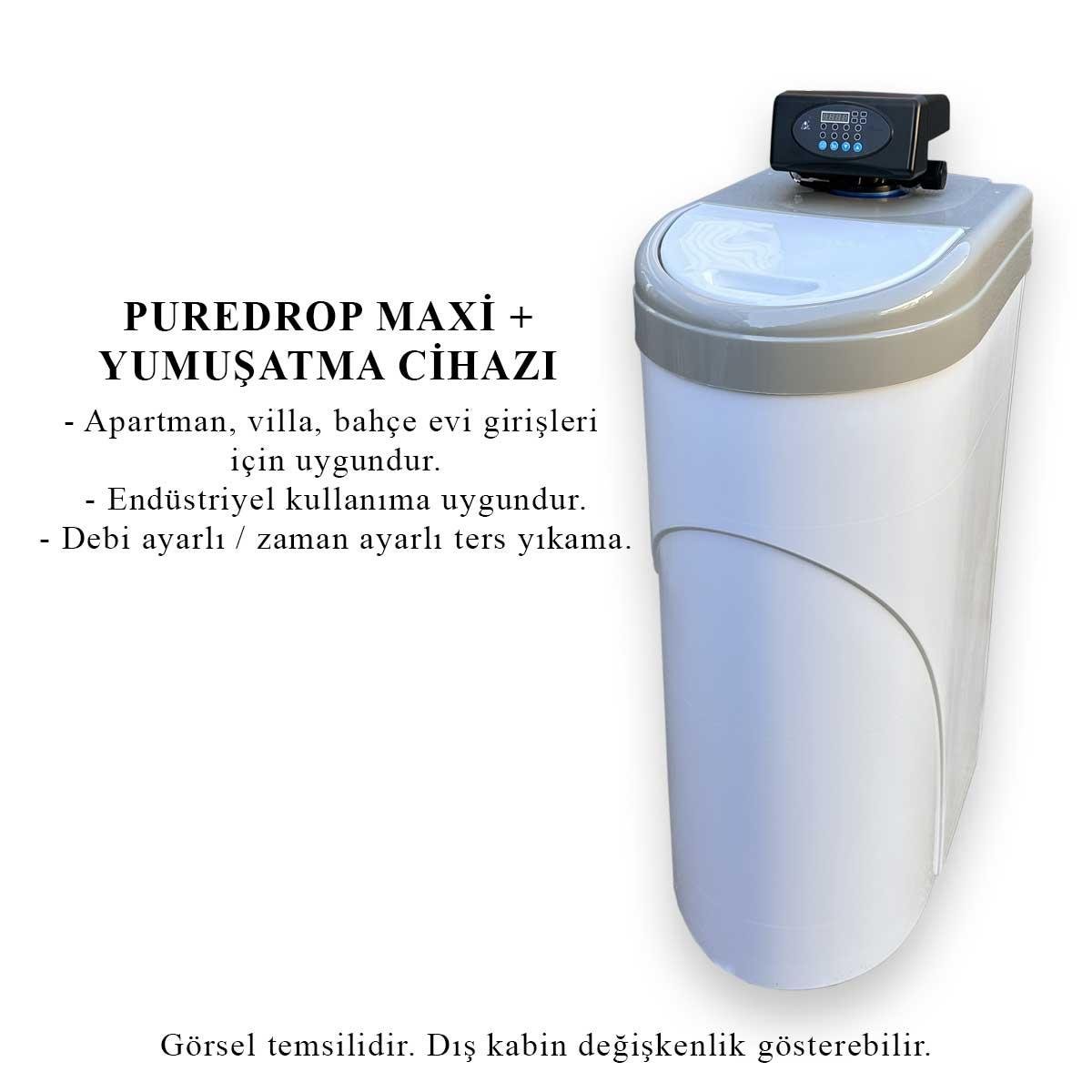 PUREDROP MAXİ + KABİNET OTOMATİK SU YUMUŞATMA CİHAZI