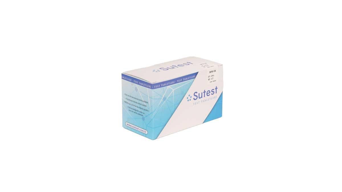 Sutest DPD1 Klor Test Tableti 100 Folyo