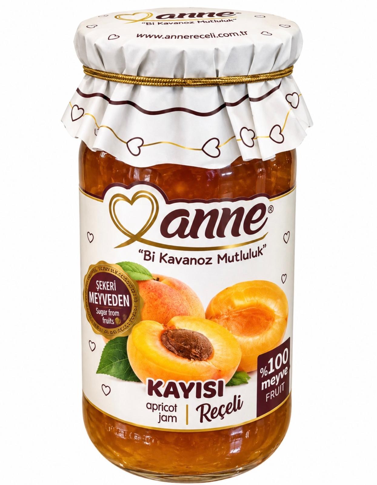 Anne Şekersiz Kayısı Reçeli 300 Gram