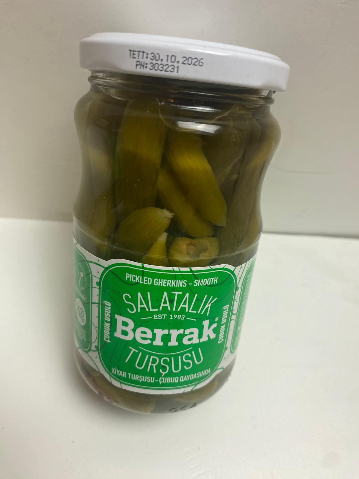 Berrak Salatalık Turşusu Çubuk Usulü 340 Gram