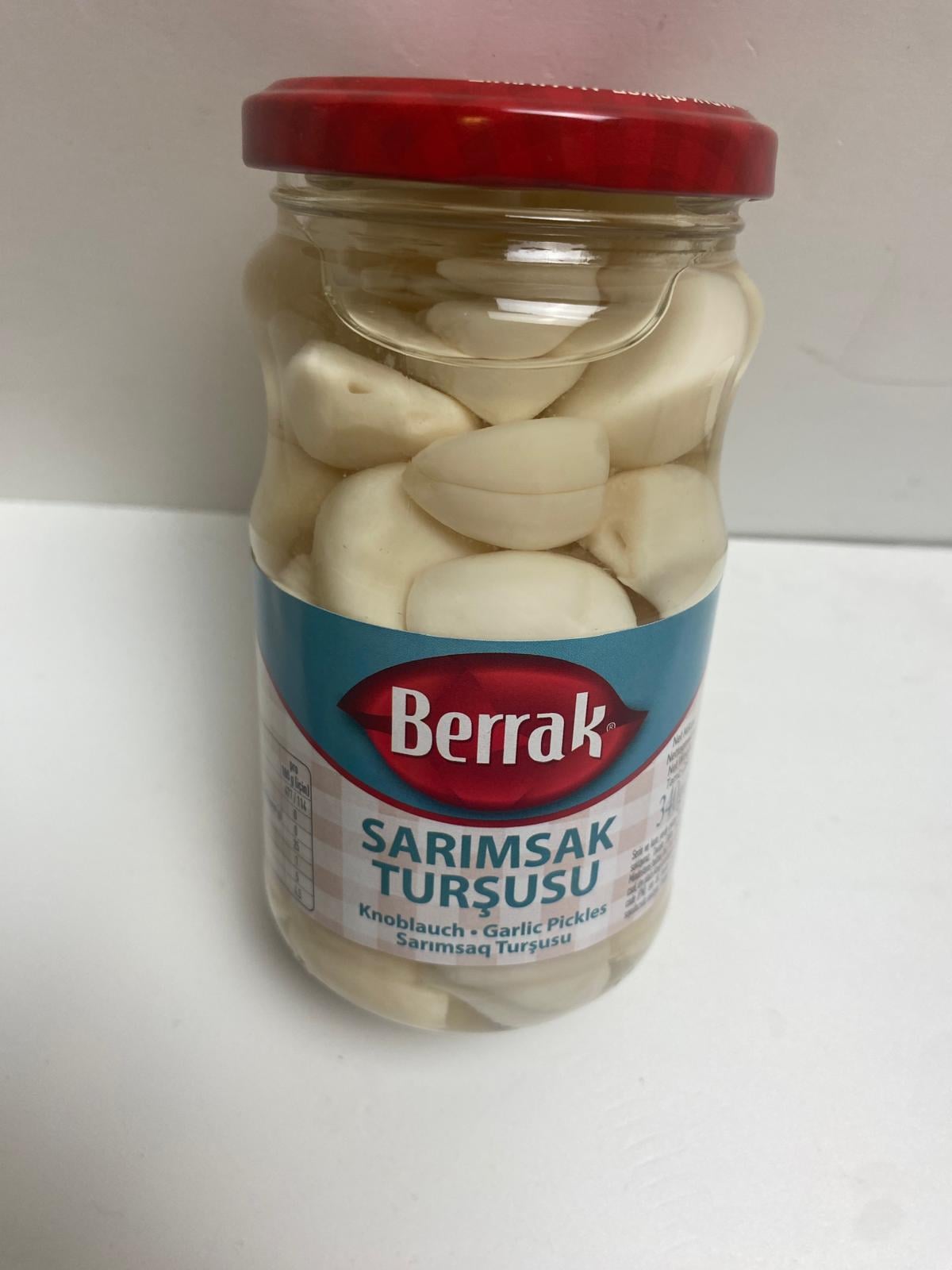 Berrak sarımsak turşusu