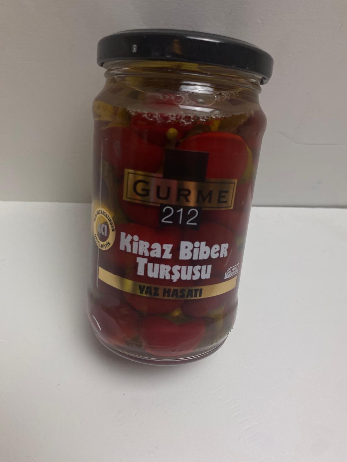Gurme 212 Kiraz Biber Turşusu 310 Gram 