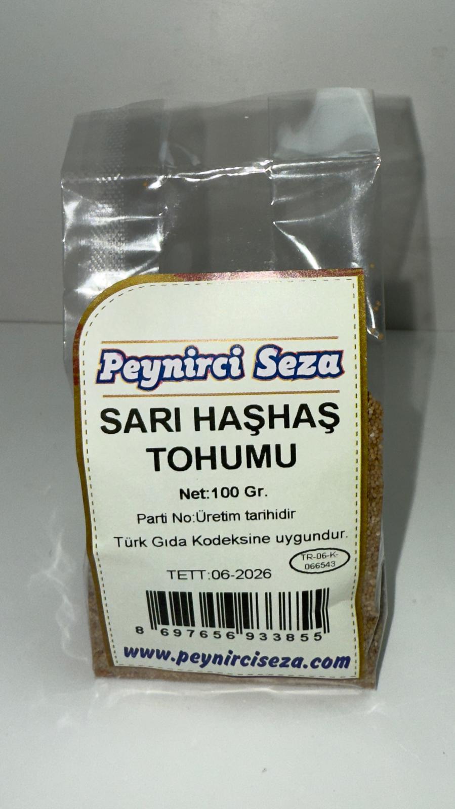 Sarı Haşhaş Tohumu 100 Gram 