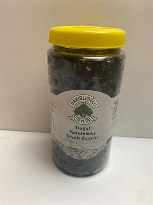 Bakıroğlu Çiftliği Doğal Kurutulmuş Siyah Zeytin 1 kg 