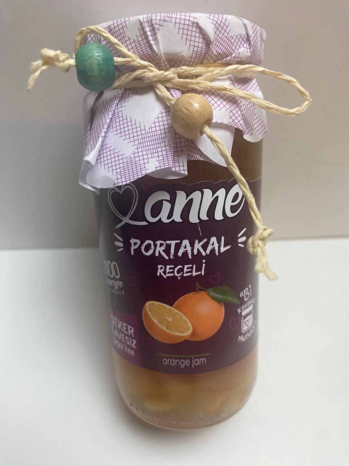 Anne Portakal Reçeli Şeker İlavesiz 300 gram