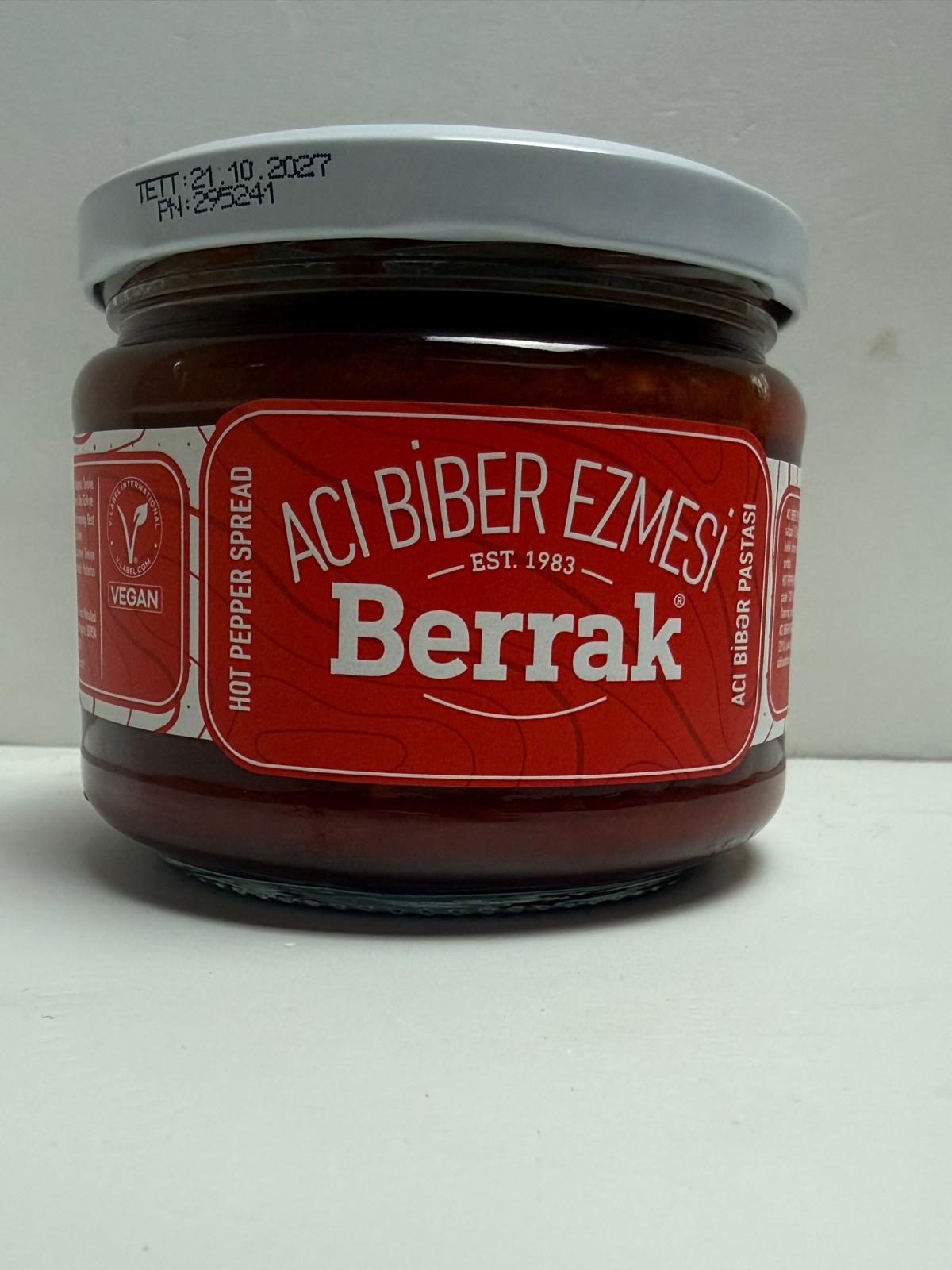Berrak acı biber ezmesi