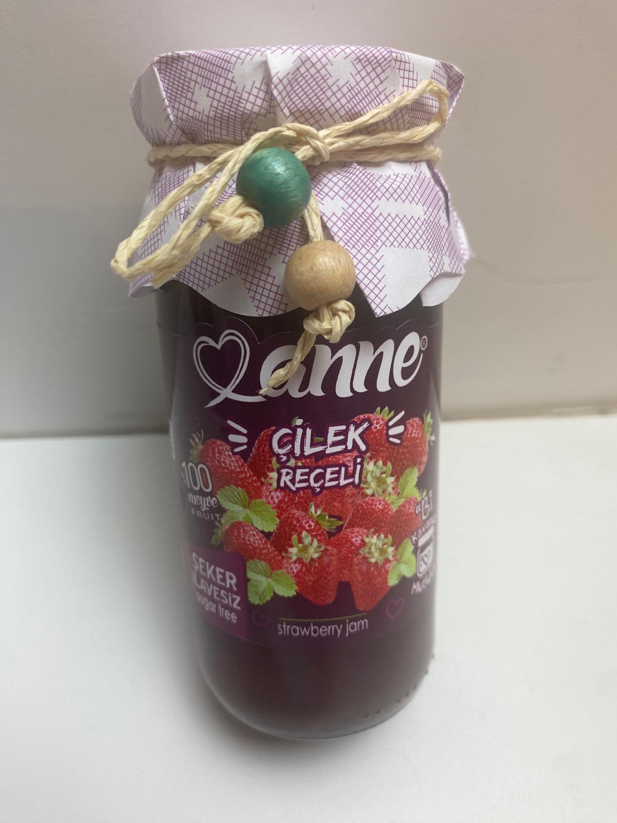 Çilek Reçeli Şeker İlavesiz 300 Gram 
