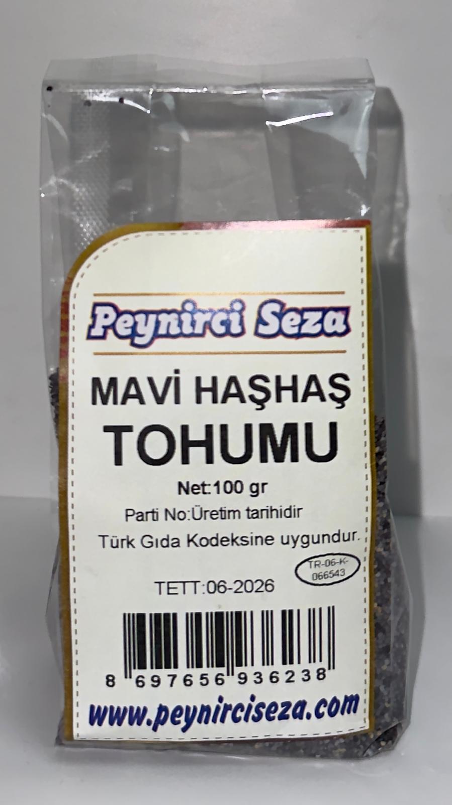 Mavi Haşhaş Tohumu 100 Gram 