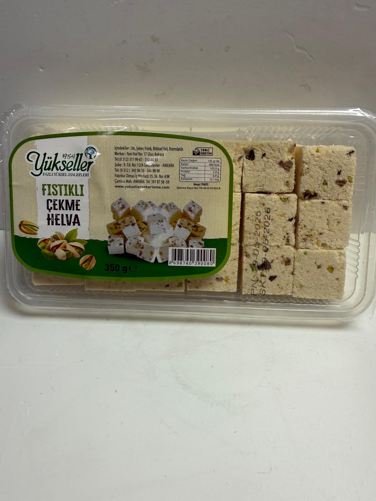 Yükseller Fıstıklı Çekme Helva 350 Gram