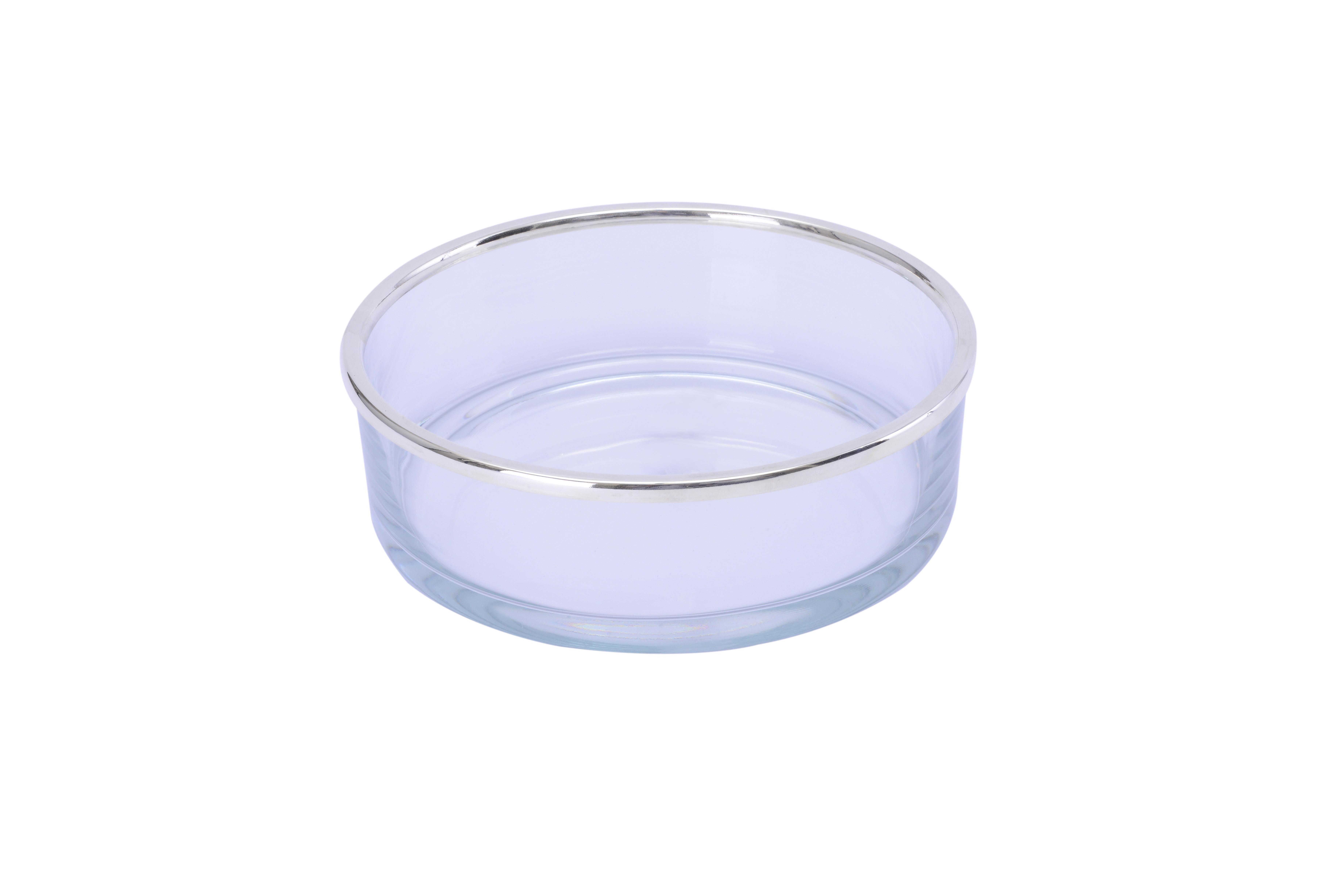 Camlı 25 cm Çemberli Kase