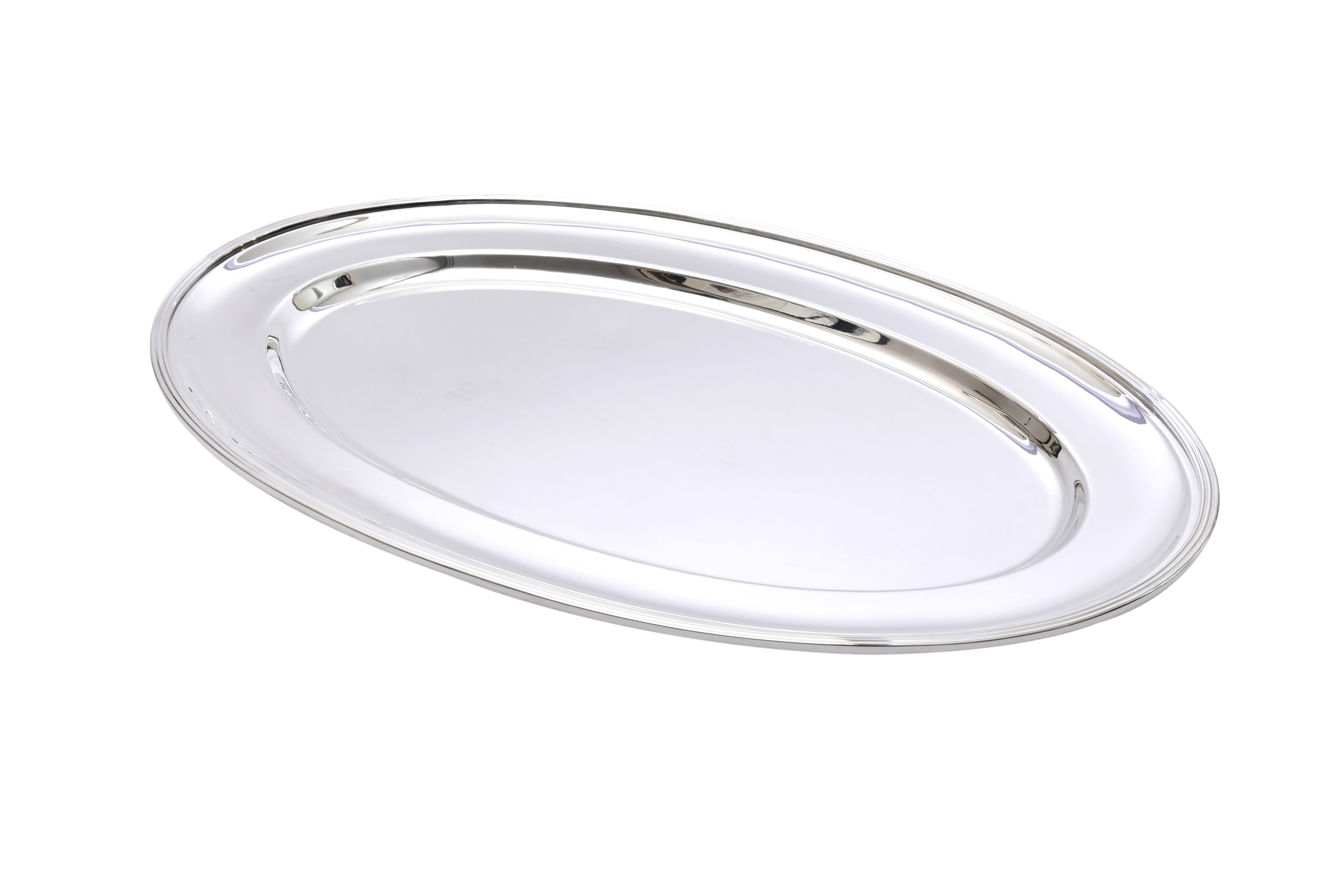 OVAL ÇUBUKLU DÜZ SERVİS L