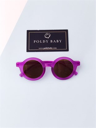 Poldy Baby | Baby Fashion | Bebek KıyafetleriFiyonklu Penye Bebek Bonesi LeoparPB0001İskandinav Mat Çocuk Gözlüğü Mor